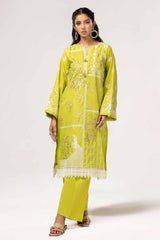 UAE -2 Piece Unstitched Embroidered Lawn Suit TL-42069