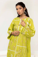 UAE -2 Piece Unstitched Embroidered Lawn Suit TL-42069
