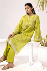 UAE -2 Piece Unstitched Embroidered Lawn Suit TL-42069