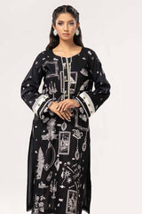 UAE -2 Piece Unstitched Embroidered Lawn Suit TL-42083