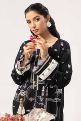 UAE -2 Piece Unstitched Embroidered Lawn Suit TL-42083