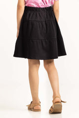 UAE -Toddler Girl Black Skirt 231-618-003