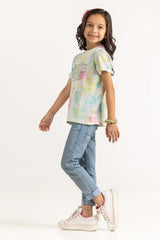 UAE -Toddler Girl Tie Dye T-Shirt 231-613-032
