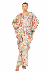 UAE -2 Piece Unstitched Printed Silk Suit TS-42008
