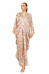 UAE -2 Piece Unstitched Printed Silk Suit TS-42008