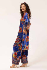 UAE -2 Piece Unstitched Hand Embroidered Velvet Suit VLT-42004