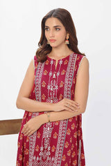 UAE -1 Piece Unstitched Printed Linen Shirt VS-42001