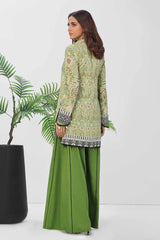 UAE -1 Piece Unstitched Printed Linen Shirt VS-42003