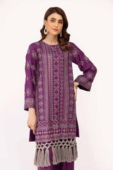 UAE -2 Piece Unstitched Embroidered Cotail Suit VT-42003