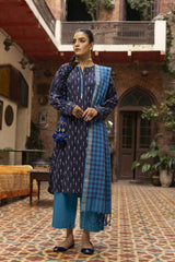 UAE -Jacquard Shirt And Dyed Trouser With Jacquard Dupatta WGK-YDS-DY-2567