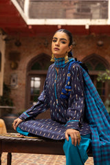UAE -Jacquard Shirt And Dyed Trouser With Jacquard Dupatta WGK-YDS-DY-2567