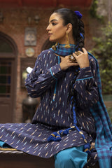 UAE -Jacquard Shirt And Dyed Trouser With Jacquard Dupatta WGK-YDS-DY-2567
