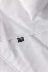 UAE -White Stripe Satin T-250 Quilt Cover Set 22B