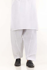 UAE -White Basic Shalwar SH-CTN23-002