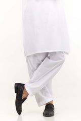 UAE -White Basic Shalwar SH-CTN23-002