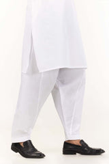 UAE -White Basic Shalwar SH-CTN23-001