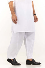 UAE -White Basic Shalwar SH-CTN23-001