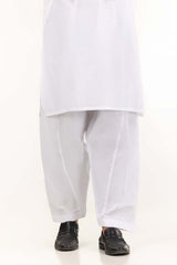 UAE -White Basic Shalwar SH-CTN23-001