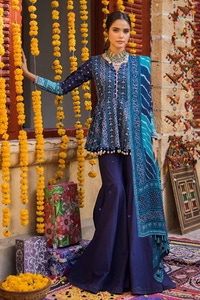 UAE -3PC Printed Lawn Unstitched Suit CL-42051 B