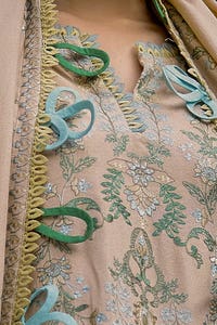 UAE -3 Piece Unstitched Embroidered Karandi Suit with Embroidered Karandi Dupatta AY-42007