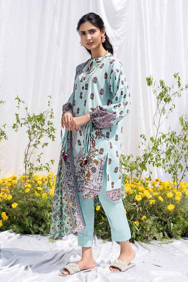 UAE -2PC Lawn Printed Unstitched Suit TL-32051 A