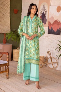 UAE -3PC Lawn Printed Unstitched Suit CL-32397 B