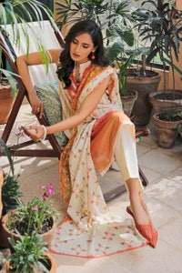 UAE -3PC Lawn Printed Unstitched Suit CL-32361 A