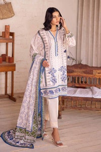 UAE -3PC Lawn Printed Unstitched Suit CL-32444 A