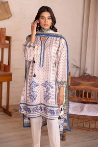 UAE -3PC Lawn Printed Unstitched Suit CL-32444 A