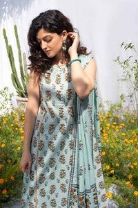 UAE -3PC Lawn Printed Unstitched Suit CL-32518