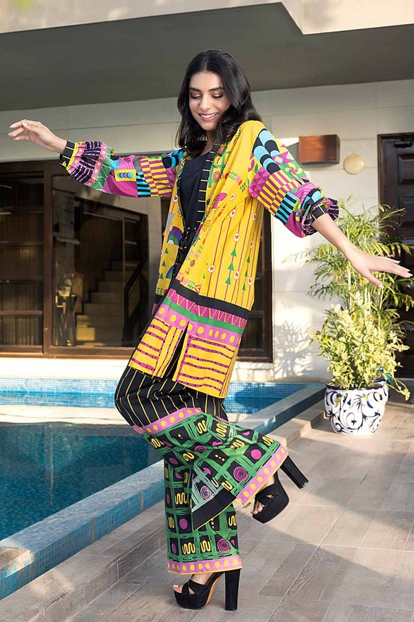 UAE -2PC Printed Lawn Unstitched Suit TL-32069