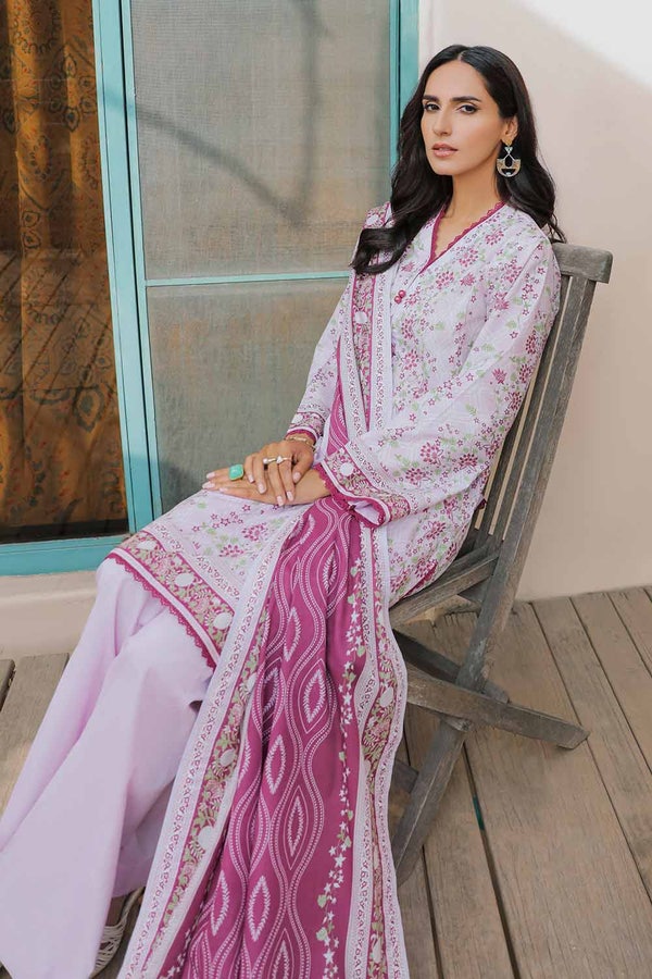 UAE -3PC Lawn Printed Unstitched Suit CL-32306 A