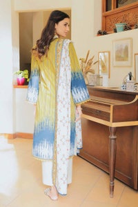 UAE -3PC Lawn Printed Unstitched Suit CL-32361 B