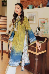 UAE -3PC Lawn Printed Unstitched Suit CL-32361 B