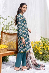 UAE -3PC Lawn Printed Unstitched Suit CL-32501
