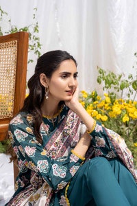 UAE -3PC Lawn Printed Unstitched Suit CL-32501
