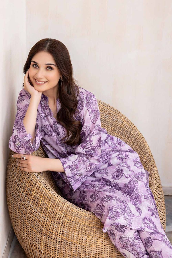 UAE -2PC Lawn Printed Unstitched Suit TL-32065
