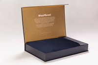 UAE -Navy Unstitched Fabric With Gift Box X-Series - Exclusive Collection Opal 