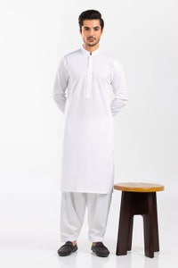 UAE -White Unstitched Fabric Excel Fine 1