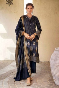 UAE -3PC Embroidered Jacquard Unstitched Suit MJ-32076