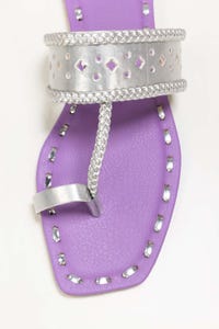 UAE -Women Lilac And silver Ethnic Kolhapuri IDFT-SS22-69