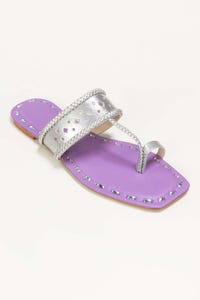 UAE -Women Lilac And silver Ethnic Kolhapuri IDFT-SS22-69