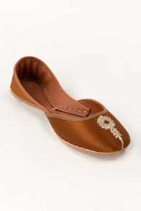 UAE -Brown Hand Made Khussa IDFT-AW22-10