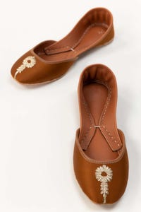 UAE -Brown Hand Made Khussa IDFT-AW22-10