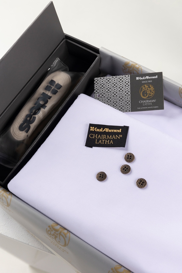 UAE -Chairman Latha Unstitched Fabric Cotton with Gift Box