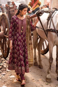 UAE -3PC Lawn Unstitched Digital Printed Suit CL-32425 A