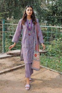 UAE -3PC Lawn Printed Unstitched Suit CL-32325 B