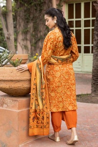 UAE -3PC Printed Lawn Unstitched Suit CL-32464 A