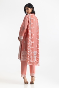 UAE-3PC Lawn Embroidered Suit IUSTKSD-564