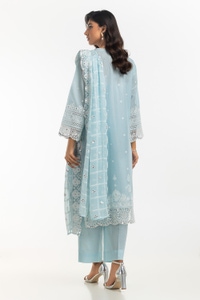 UAE-3PC Lawn Embroidered Suit IUSTKSD-565